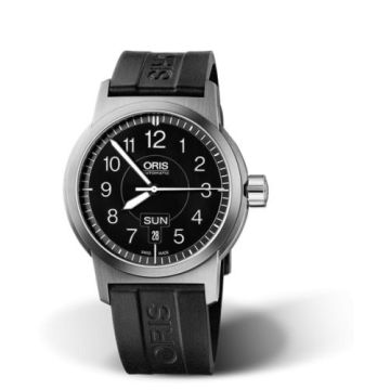 Oris BC3 Sportsman Day Date Stainless Steel / Black / Rubber