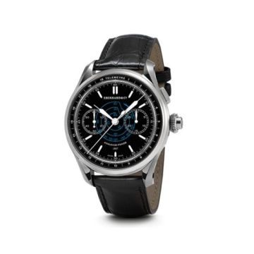 Eberhard Chronographe 1887 Édition Limitée Stainless Steel / Black