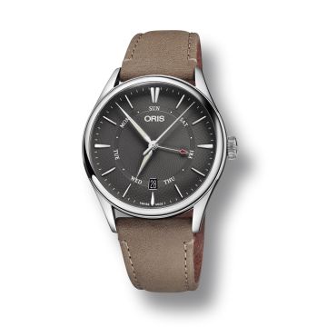 Oris Artelier Pointer Day Date 40 Stainless Steel / Grey