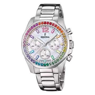 Festina Boyfriend Rainbow Multicolore Blanc