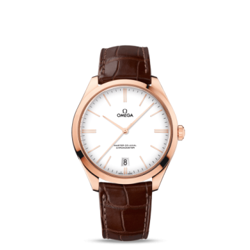 Omega De Ville Trésor Master Co-Axial Sedna Gold / White Enamel