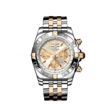 Breitling Chronomat 44 Stainless Steel / Rose Gold / Cream