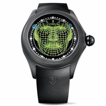 Corum Big Bubble Magical 52 PVD Titanium / Wire Frame / Rubber