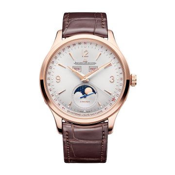 Jaeger-LeCoultre Master Control Calendar Pink Gold / Silver / Alligator