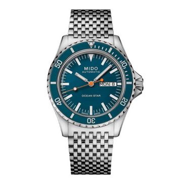 Mido Ocean Star Tribute Stainless Steel / Blue