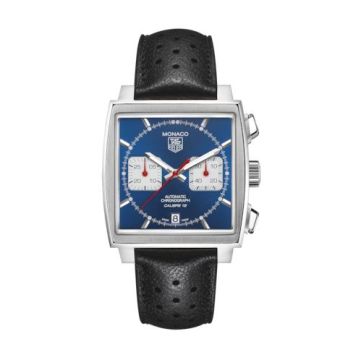 TAG Heuer Monaco Calibre 12 Stainless Steel / Blue