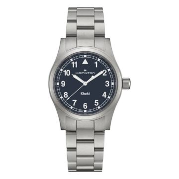 Hamilton Khaki Field Quartz 38 Stainless Steel / Blue / Bracelet