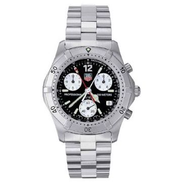 TAG Heuer 2000 Chronograph Stainless Steel / Black /