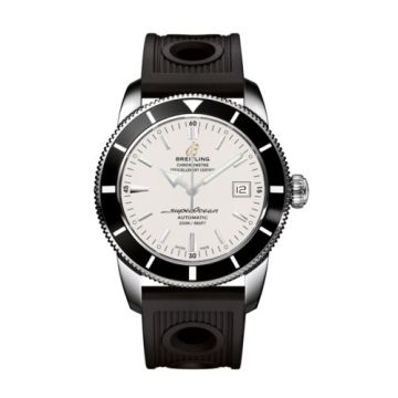 Breitling Superocean Heritage 42 Stainless Steel / Black / Stratus Silver / Rubber