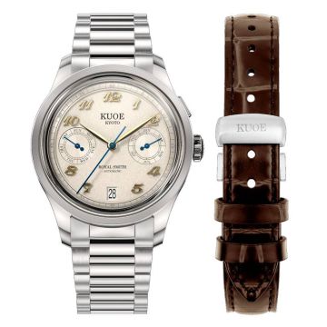 Kuoe Kyoto Royal Smith 90-010 Automatic Ivory x Grainy Finish Dial