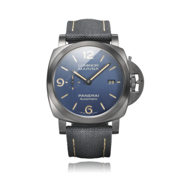 Panerai Luminor 1950 44 3 Days Automatic Titanium DLC / Blue / Bucherer Blue