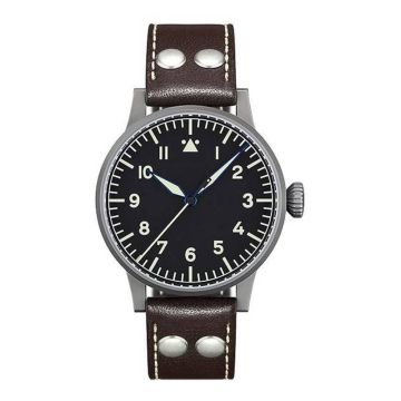 Laco Pilot Watch Original Münster Stainless Steel / Black