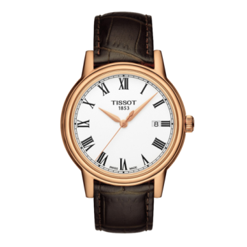 Tissot Carson Quartz 40 Rose Gold PVD / White / Strap