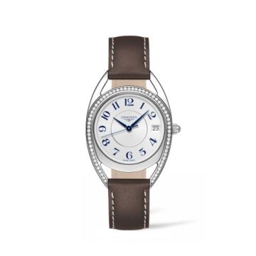 Longines Equestrian Horseshoe 34 Diamond / White
