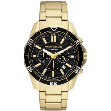 Armani Exchange Spencer Chronograph Golden / Black 44mm