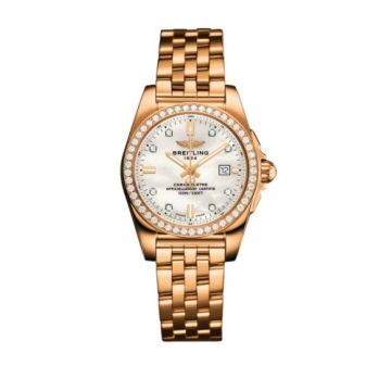 Breitling Galactic 29 Rose Gold / Diamond / Pearl Diamond / Bracelet