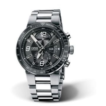 Oris WilliamsF1 Team Chronograph 45 Stainless Steel / Black / Bracelet