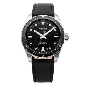 Vulcain Skindiver Nautique Black White Lum 660170B07