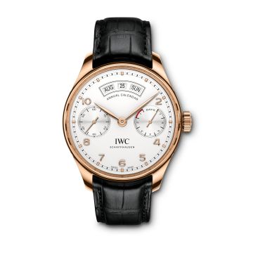 IWC Schaffhausen Portugieser Annual Calendar Stainless Steel / Green / Middle East