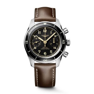 Longines Spirit Chronograph Flyback 39.5 Stainless Steel / Black