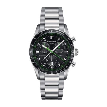 Certina DS 2 Chrono 1/100 Sec PreciDrive Green