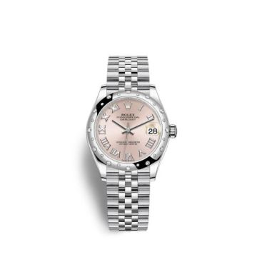 Rolex Datejust 31 Stainless Steel Domed Diamond / Jubilee / Pink - Roman