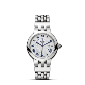 Tudor Clair de Rose 30 Stainless Steel / Silver-Roman / Bracelet