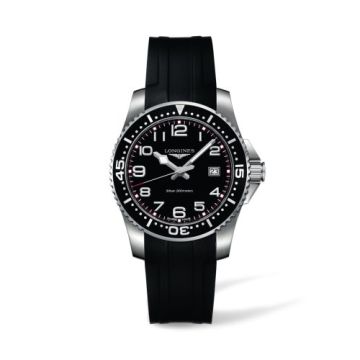 Longines Hydroconquest Quartz 39 Black Rubber
