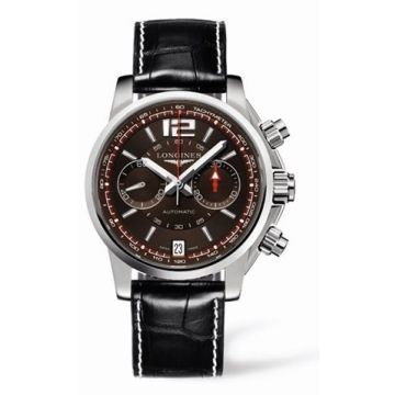 Longines Admiral Chronograph Brown Strap