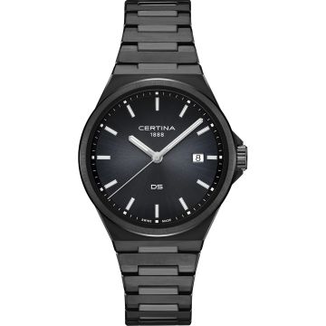 Certina DS-7 Quartz PVD / Black / Bracelet