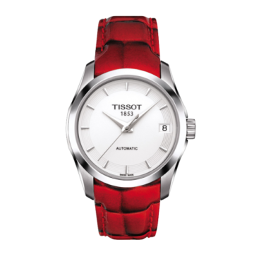 Tissot Couturier Automatic Ladies Red