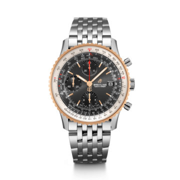 Breitling Navitimer 1 Chronograph 41 Stainless Steel / Red Gold / Black / Bracelet