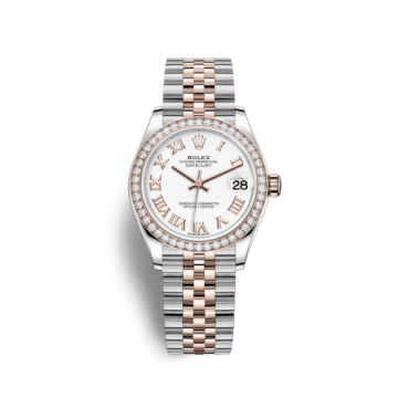 Rolex Datejust 31 Stainless Steel/ Rose Gold / Diamond / White - Roman / Jubilee