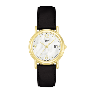 Tissot Carson Quartz 27 Yellow Gold / MOP / Strap