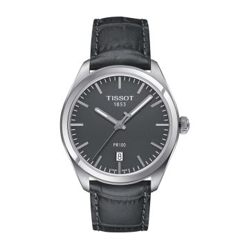 Tissot PR 100 Quartz 39 Stainless Steel / Grey / Strap