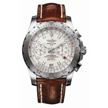 Breitling Skyracer Silver / Alligator