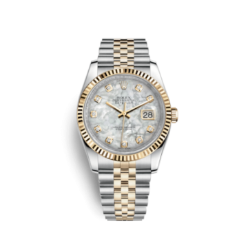 Rolex Datejust 36 Rolesor Yellow Fluted / Jubilee / MOP