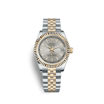 Rolex Datejust 31 Rolesor Yellow Fluted / Jubilee / Silver