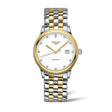 Longines Flagship 40 Stainless Steel - Yellow Gold / White - Diamond / Bracelet