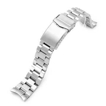 Hexad II 20mm Stainless Steel Bracelet for Omega Seamaster 41mm - 6mm