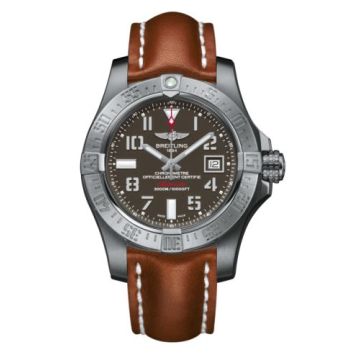 Breitling Avenger II Seawolf Stainless Steel / Tungsten Gray / Calf / Pin