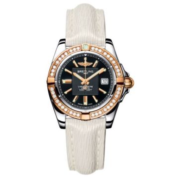 Breitling Galactic 32 Stainless Steel / Rose Gold / Diamond / Trophy Black / Sahara