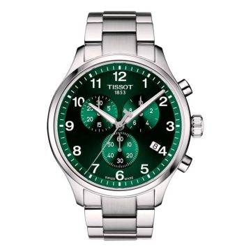 Tissot Chrono XL Classic Stainless Steel / Green / Bracelet