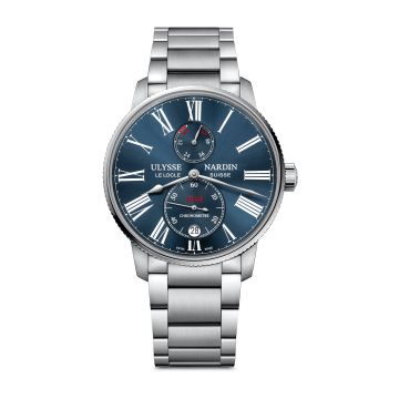 Ulysse Nardin Marine Torpilleur Stainless Steel / Blue / Bracelet