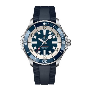 Breitling SuperOcean Automatic 46 Stainless Steel / Blue / Rubber