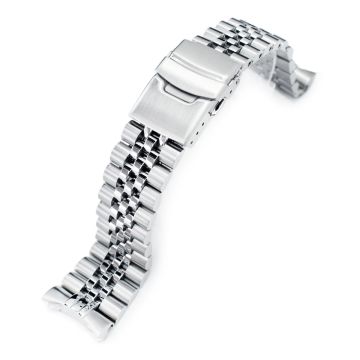 Super-J Louis 22mm Stainless Steel Bracelet for Seiko SKX007 SKX009 SKX011 - 18mm