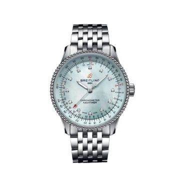 Breitling Navitimer 1 35 Automatic Stainless Steel / Blue MOP / eComm / Bracelet