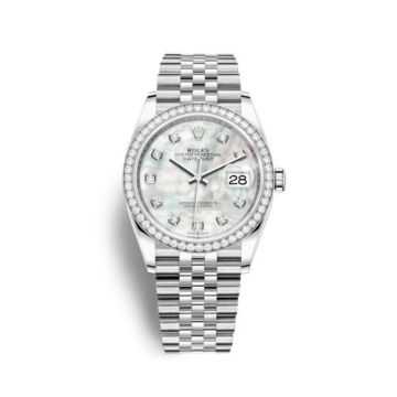 Rolex Datejust 36 Stainless Steel / Diamond / MOP-Diamond / Jubilee