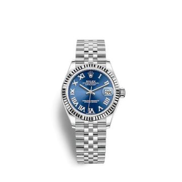 Rolex Datejust 31 Stainless Steel / Fluted / Blue - Roman / Jubilee