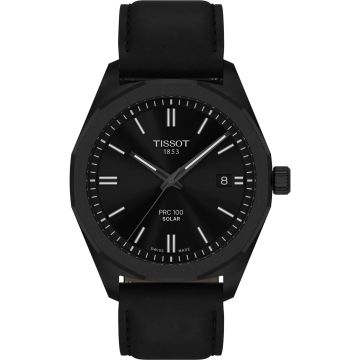 Tissot PRC 100 Solar Quartz 39 PVD / Black
